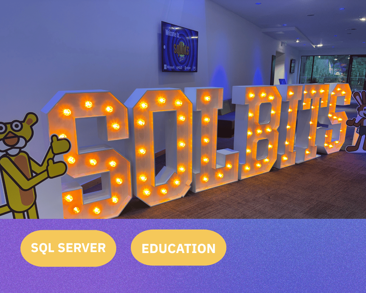 Co vám mohlo uniknout, pokud jste nebyli na SQLBits?